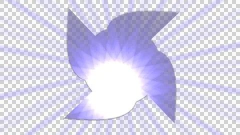 Abstract Light Burst with a Spinning Design Stock Illustration