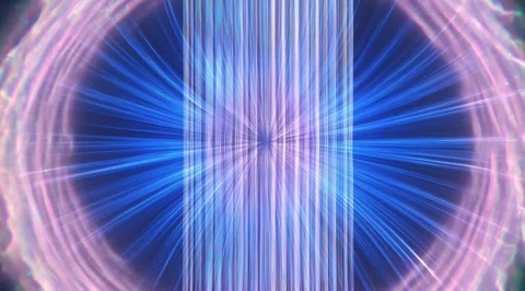 Abstract light burst with vertical glowing lines Stock Footage 331454970