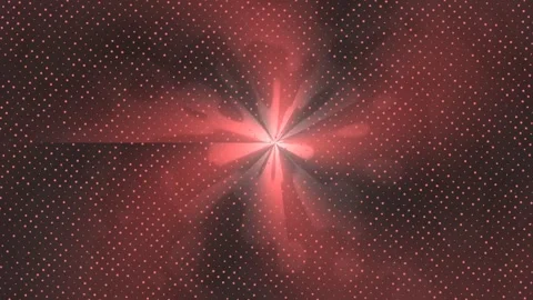 Abstract Light Burst Visual in Halftone Dot Field Stock Footage 328298874