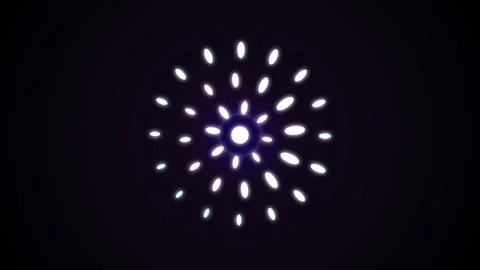 Abstract light bursts blooming in sequence with soft focus and purple glow .. Stock Footage 340906167