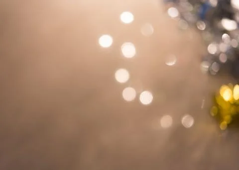 Abstract light celebration background with defocused lights Stock Photos