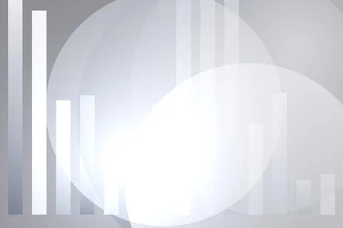 Abstract light circles and lines on a gray background Stock Illustration