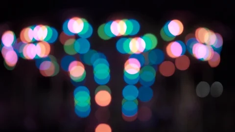 Abstract light circles, Bokeh Stock Footage 101248216
