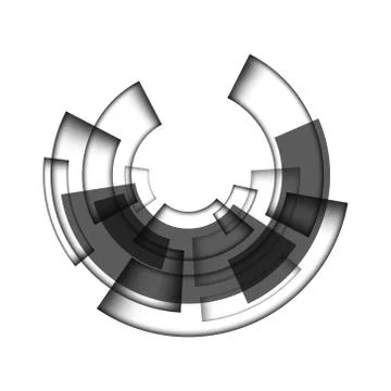 Abstract light circuit computer line technology business banner. For your brush Stock Illustration