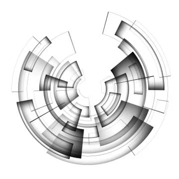 Abstract light circuit computer line technology business banner. For your brush Stock Illustration