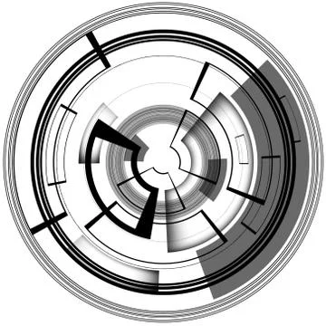 Abstract light circuit computer line technology business banner. For your brush Stock Illustration