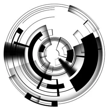 Abstract light circuit computer line technology business banner. For your brush Stock Illustration