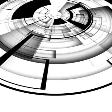 Abstract light circuit computer line technology business banner. For your brush 库存插图