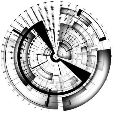 Abstract light circuit computer line technology business banner. For your brush 스톡 일러스트