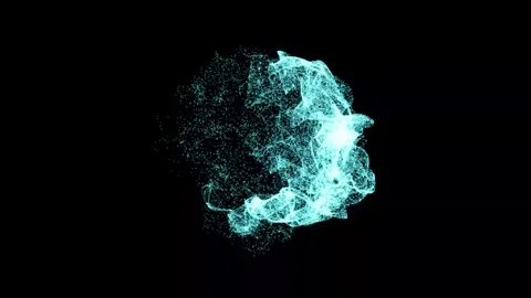 Abstract Light Circular Particle Animations. perfect for background animati.. Stock Footage 265395802