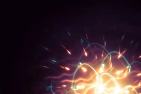 Abstract light clew blurred background Stock Photos