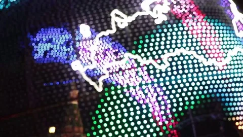 Abstract light diode background Stock Footage 80897830