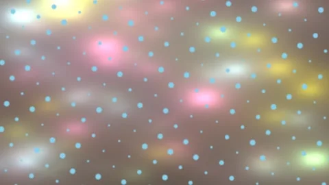 Abstract Light Dots Across Soft Colorful Background in Gentle Motion Stock Footage 327944607