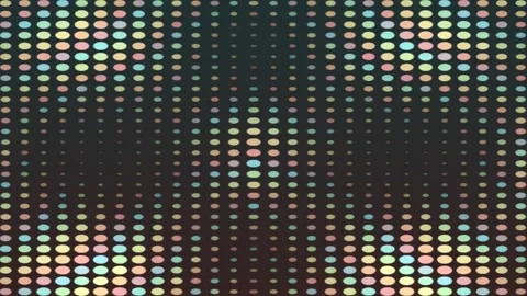 Abstract Light Dots Shimmering Across Colorful Grid Stock-Footage 328298876