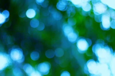 Abstract Light Effect of Green and Blue Hues Creates Serene Background Stock Photos