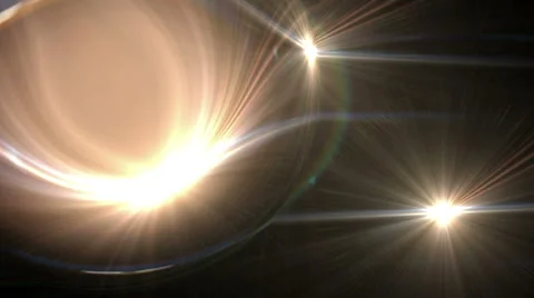 Abstract Light Effects Lens Stock Footage 44336616
