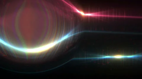 Abstract Light Effects Lens Stock Footage 44337544