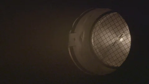 Abstract light effects - theater par cans on and off Stock Footage 96286955