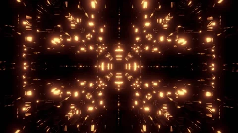 Abstract light explosion design 3d illustration background endless club visual Stock Footage 160834600