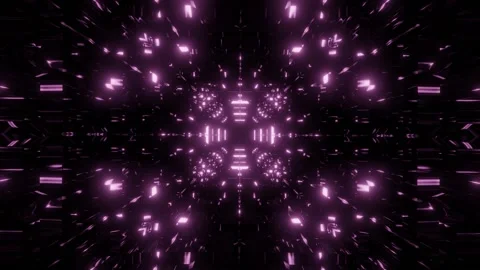 Abstract light explosion design 3d illustration background endless club visual Stock Footage 160835062