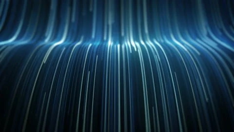 Abstract Light Fiber Strings Flowing Background Loop Vidéo 170560283