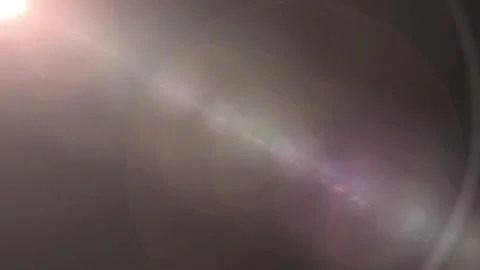 Abstract light flare effect with glowing circular lens reflections on black 스톡 동영상 346199593