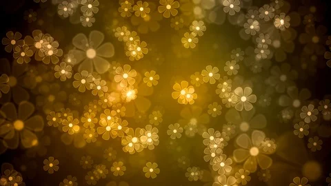 Abstract Light Flowers Stock Footage 91055681