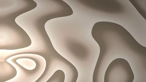 Abstract Light Form Sculpting Shapes in Smooth Studio Setting Stock Footage 327944727