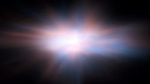 Abstract Light Forms Rotate and Shine Freies Stock Footage 98547272