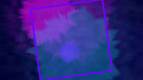 Abstract Light Frames in Vibrant Purple and Blue Motion Stock Footage 328299175