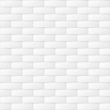Abstract light geometric background. Seamless white and gray brick texture Stockillustratie