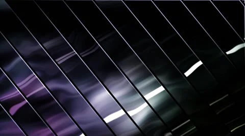 Abstract light glare on the glossy surface, running reflection Stock Footage 54214378