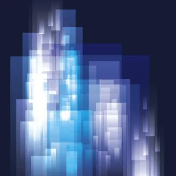 Abstract light glowing background Stock Illustration