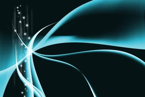 Abstract light glowing on the dark background 스톡 일러스트