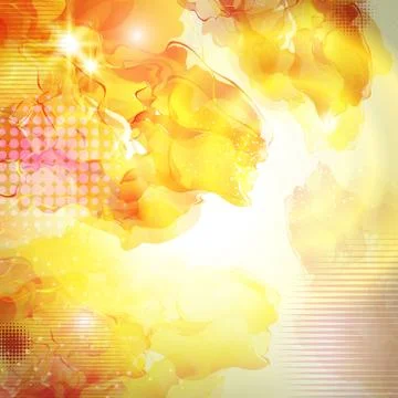 Abstract light glowing space background Stock Illustration