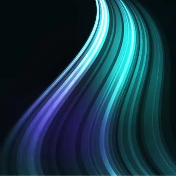 Abstract light glowing wave background Stock Illustration