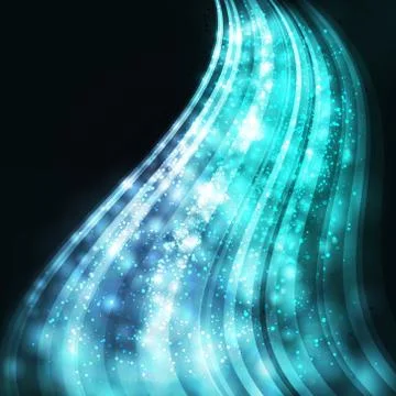 Abstract light glowing wave background Stock Illustration