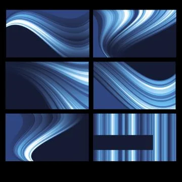 Abstract light glowing wave background Stock Illustration