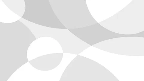 Abstract Light Gray and White Background with Smooth Overlapping Curves Stock Illustration
