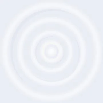 Abstract light gray water ripple circles pattern background vector gradient. Stock Illustration