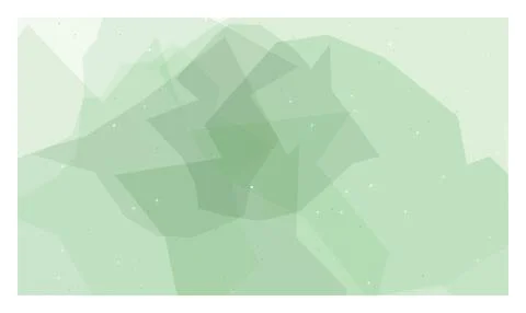 Abstract light green background with geometric shapes and subtle stars. Stock Illustration