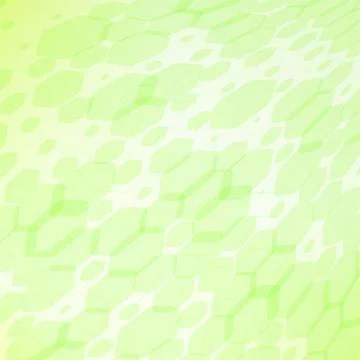 Abstract light green background of overlapping hexagons and net with differen Stock Illustration