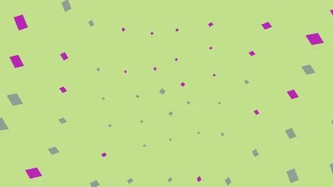 Abstract light green background with purple and grey squares Stock Illustration