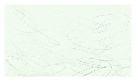 Abstract light green scribbles on pale background gentle flowing lines simp.. 스톡 일러스트