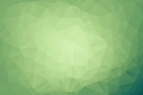 Abstract Light green shining triangular background. A sample with polygonal s Stock Illustration