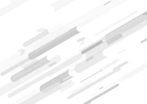 Abstract light grey minimal geometric tech background Illustrazione stock