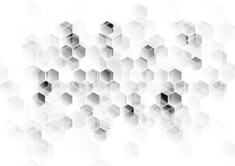 Abstract light grey tech background Stock Illustration