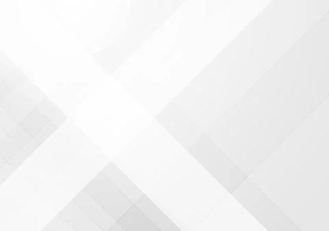 Abstract light grey tech geometric background Stock Illustration
