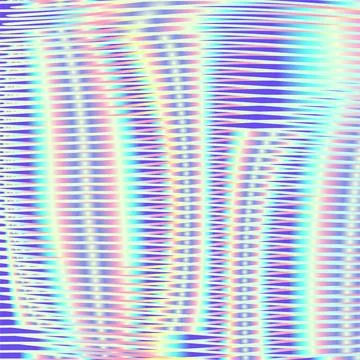 Abstract light iridescent texture with grid lines and gradient. Stock Illustration