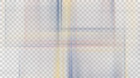 Abstract light leak overlay on white background. Soft golden and blue lens flare Stock Illustration